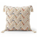A&L °173 Boho Textured Cushion Cover - Tufted Geometric Design
