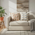A&L °173 Boho Textured Cushion Cover - Tufted Geometric Design