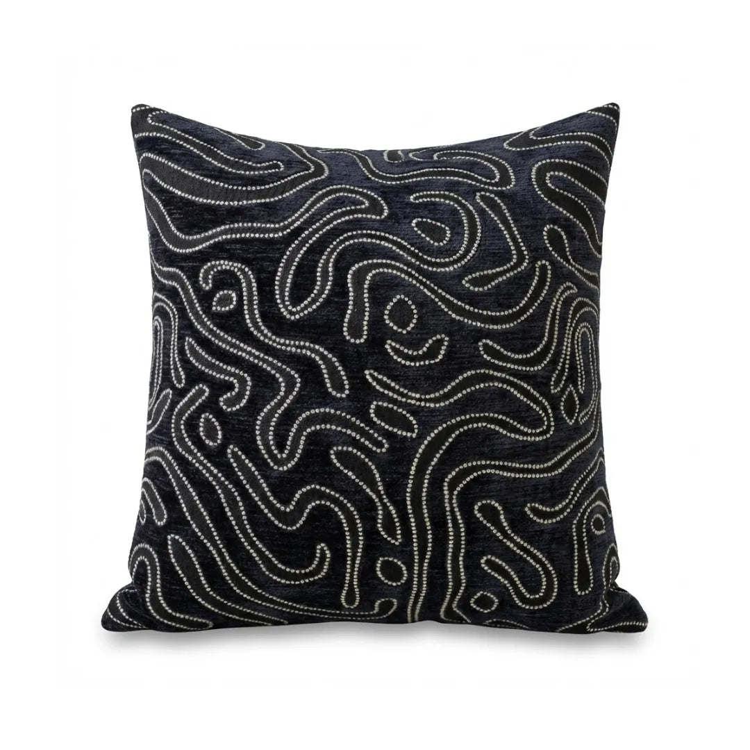 A&L °174 Abstract Scatter Cushion Cover - Textured Chenille Design