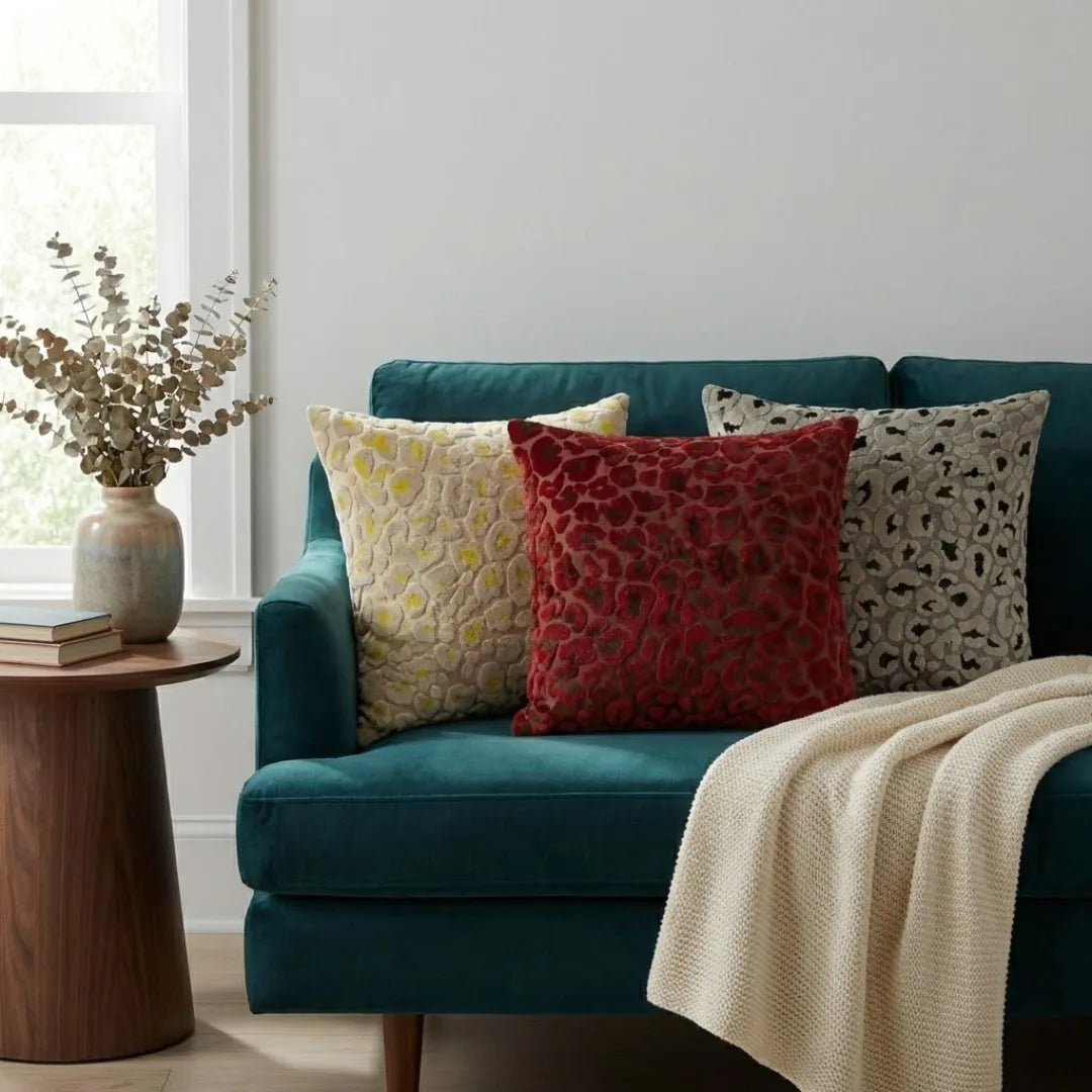 A&L °179 Leopard Pattern cushion cover - Velvet Scatter Cushion