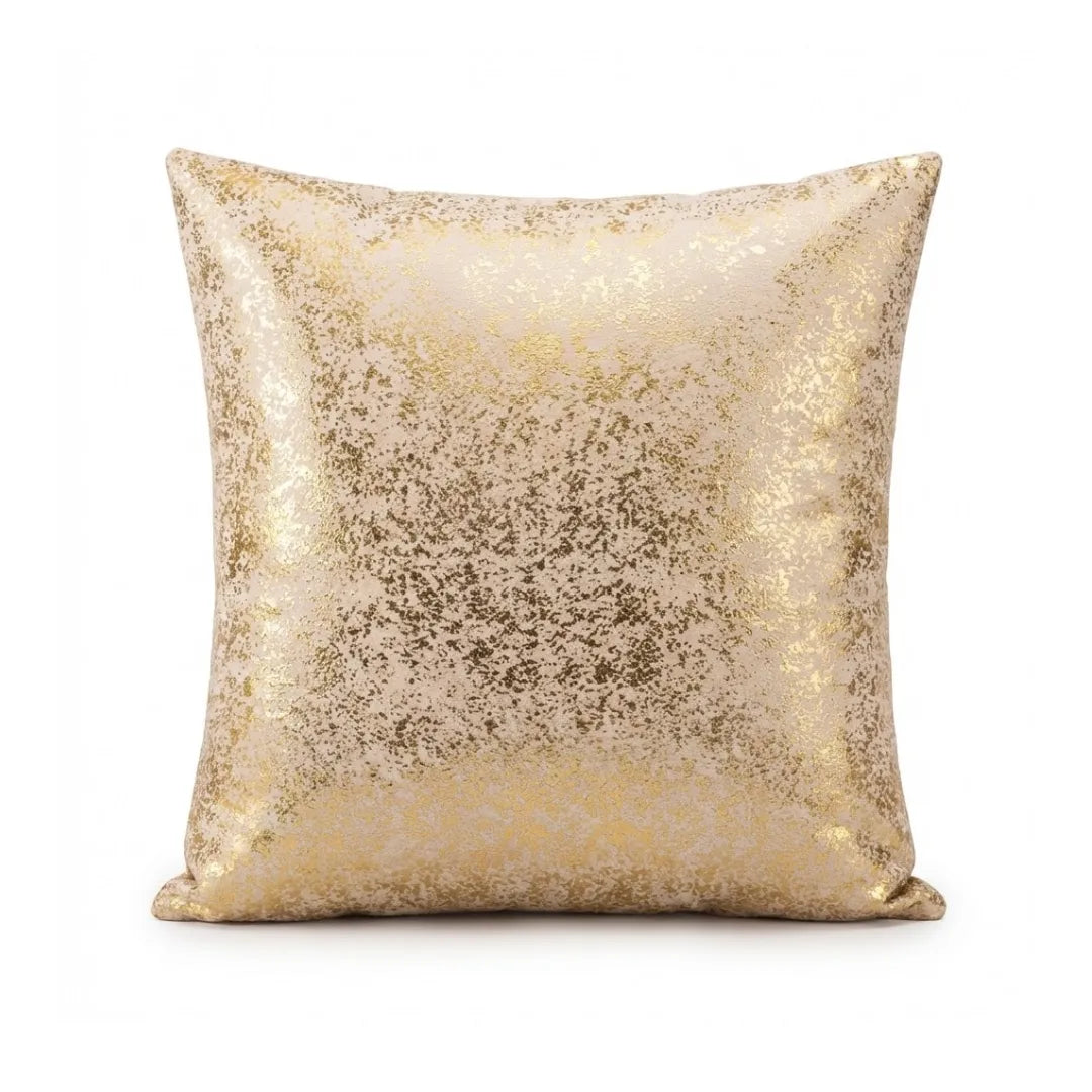 A&L °180 Velvet cushion cover - Modern Foil Print Decorative Sofa Pillow