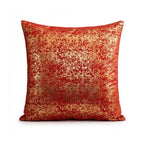 A&L °180 Velvet cushion cover - Modern Foil Print Decorative Sofa Pillow