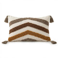 A&L °187 Tufted Lumbar cushion cover - Boho Stripe Design