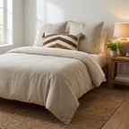 A&L °187 Tufted Lumbar cushion cover - Boho Stripe Design