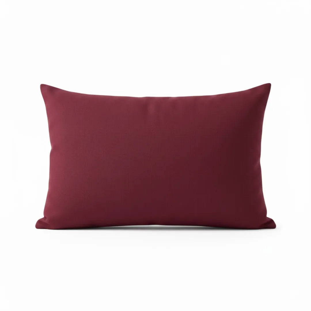 A&L °190 Red Lumbar Cushion Cover - Decorative Throw Cushion for Sofa