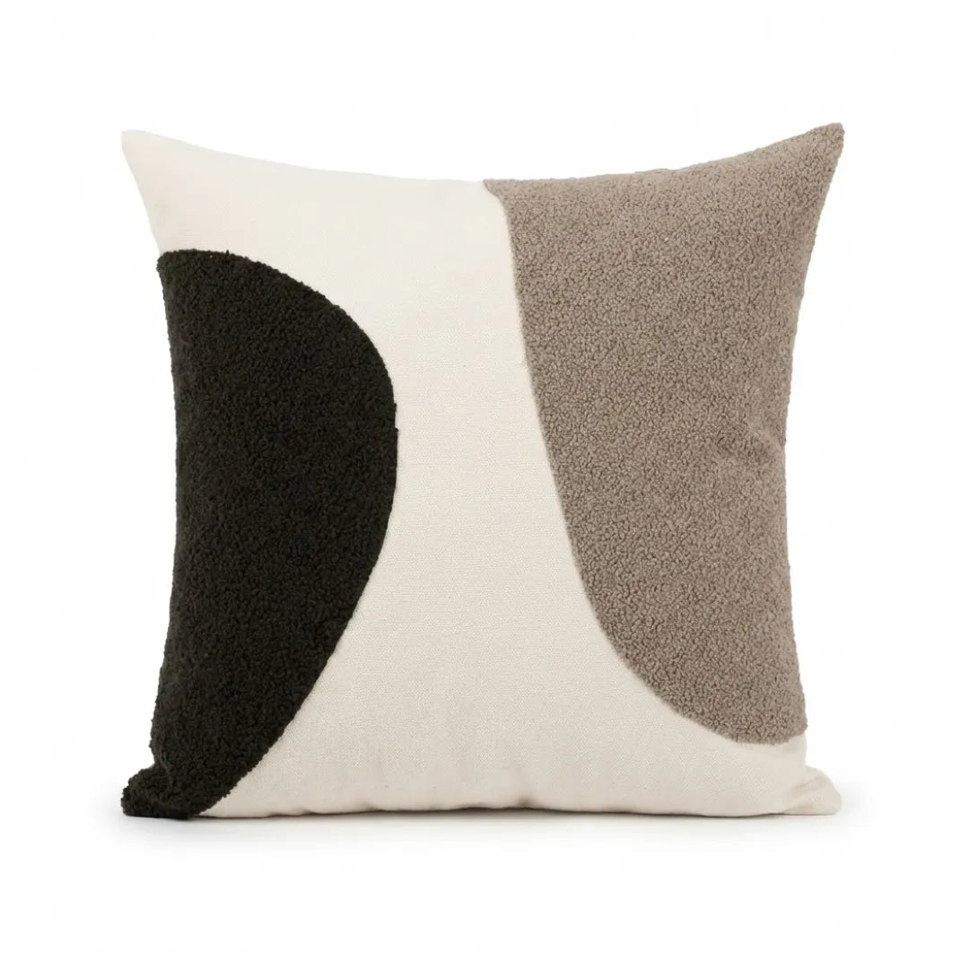 A&L °192 Abstract Bouclé cushion cover - Modern Textured Sofa Cushion
