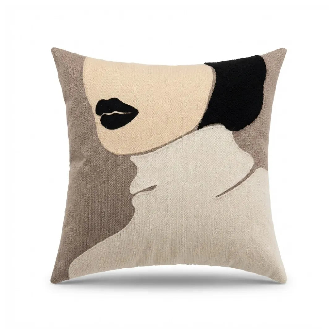 A&L °192 Abstract Bouclé cushion cover - Modern Textured Sofa Cushion