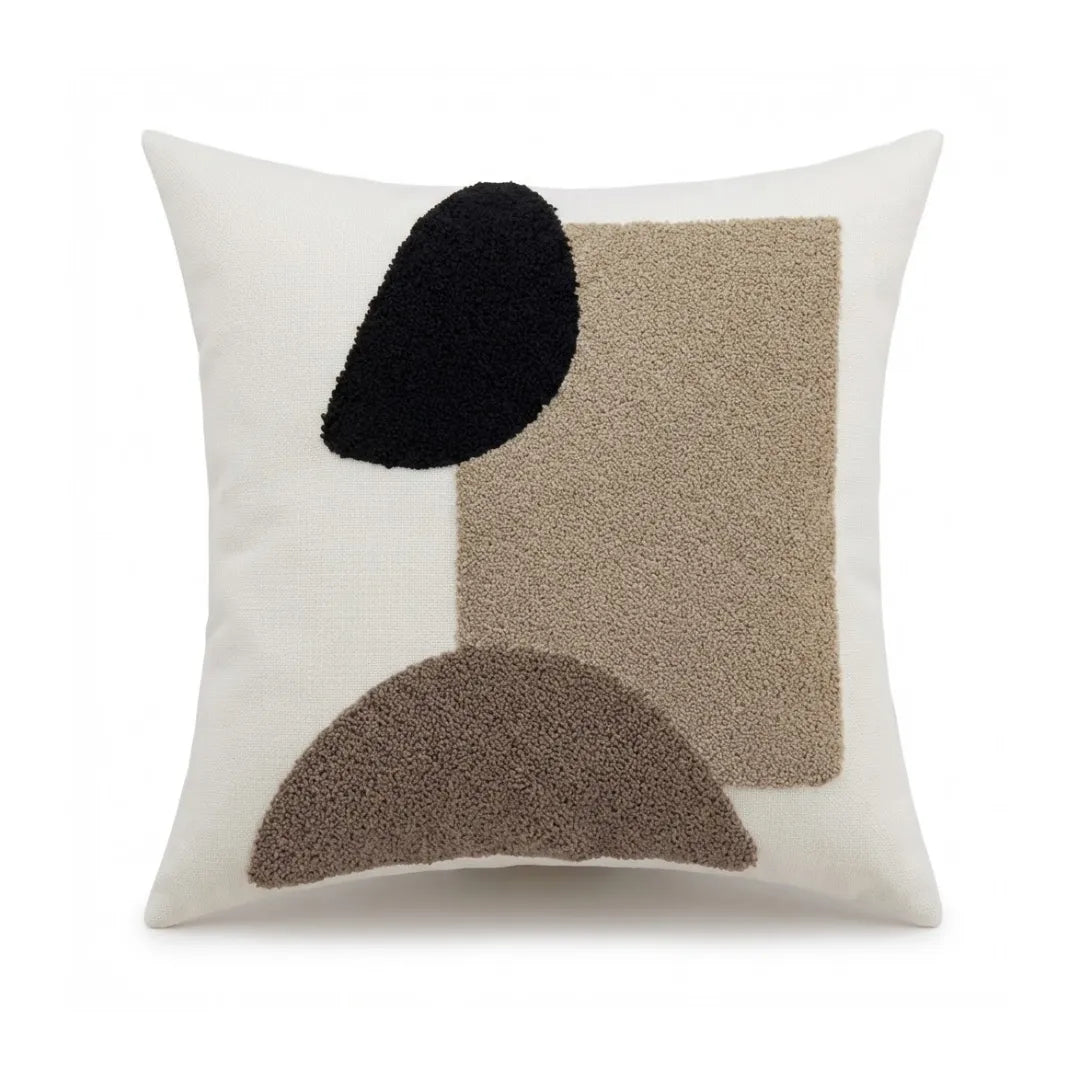 A&L °192 Abstract Bouclé cushion cover - Modern Textured Sofa Cushion