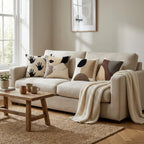 A&L °192 Abstract Bouclé cushion cover - Modern Textured Sofa Cushion