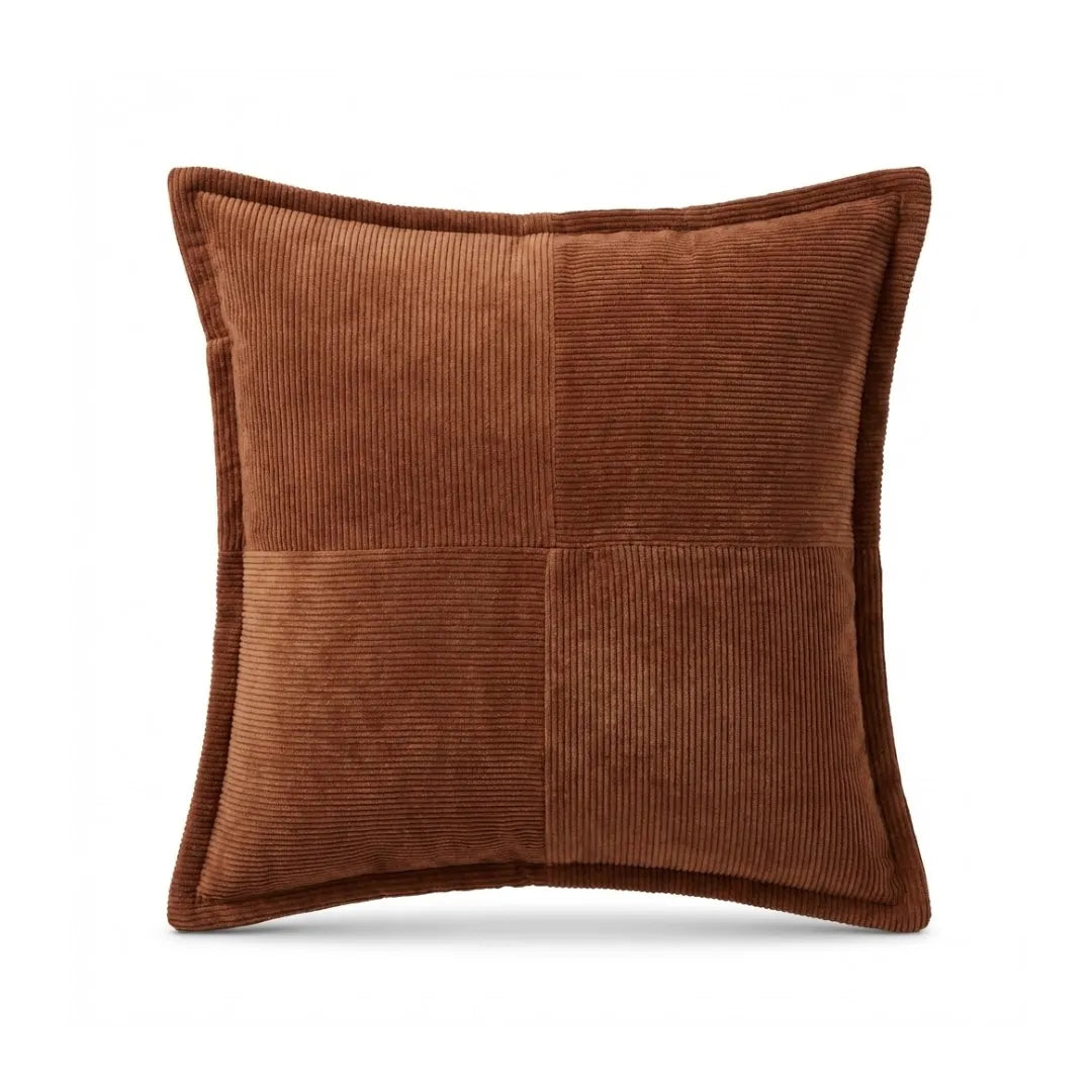 A&L °200 Patchwork Corduroy Cushion Cover – Sofa Cushion for Bed