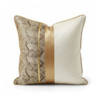 A&L °201 Modern Patchwork Cushion Cover – Abstract Sofa Cushion for Bed