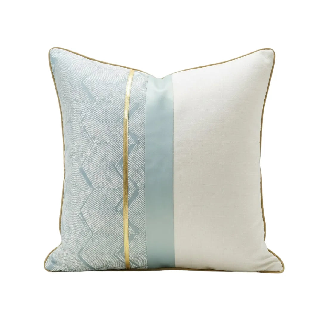 A&L °201 Modern Patchwork Cushion Cover – Abstract Sofa Cushion for Bed