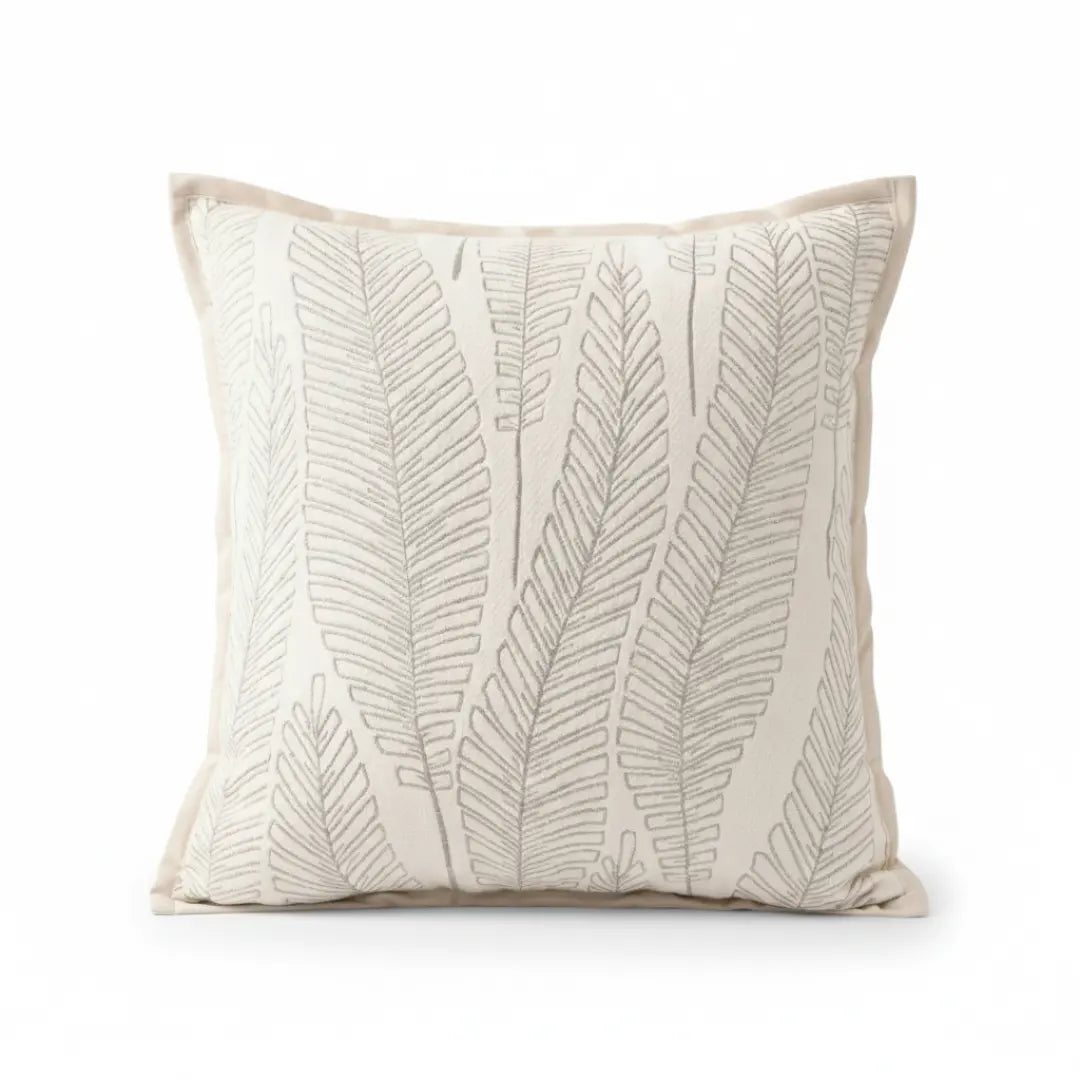 A&L °30 Decorative Scatter Cushion Cover – Leaf Textured Sofa Cushion