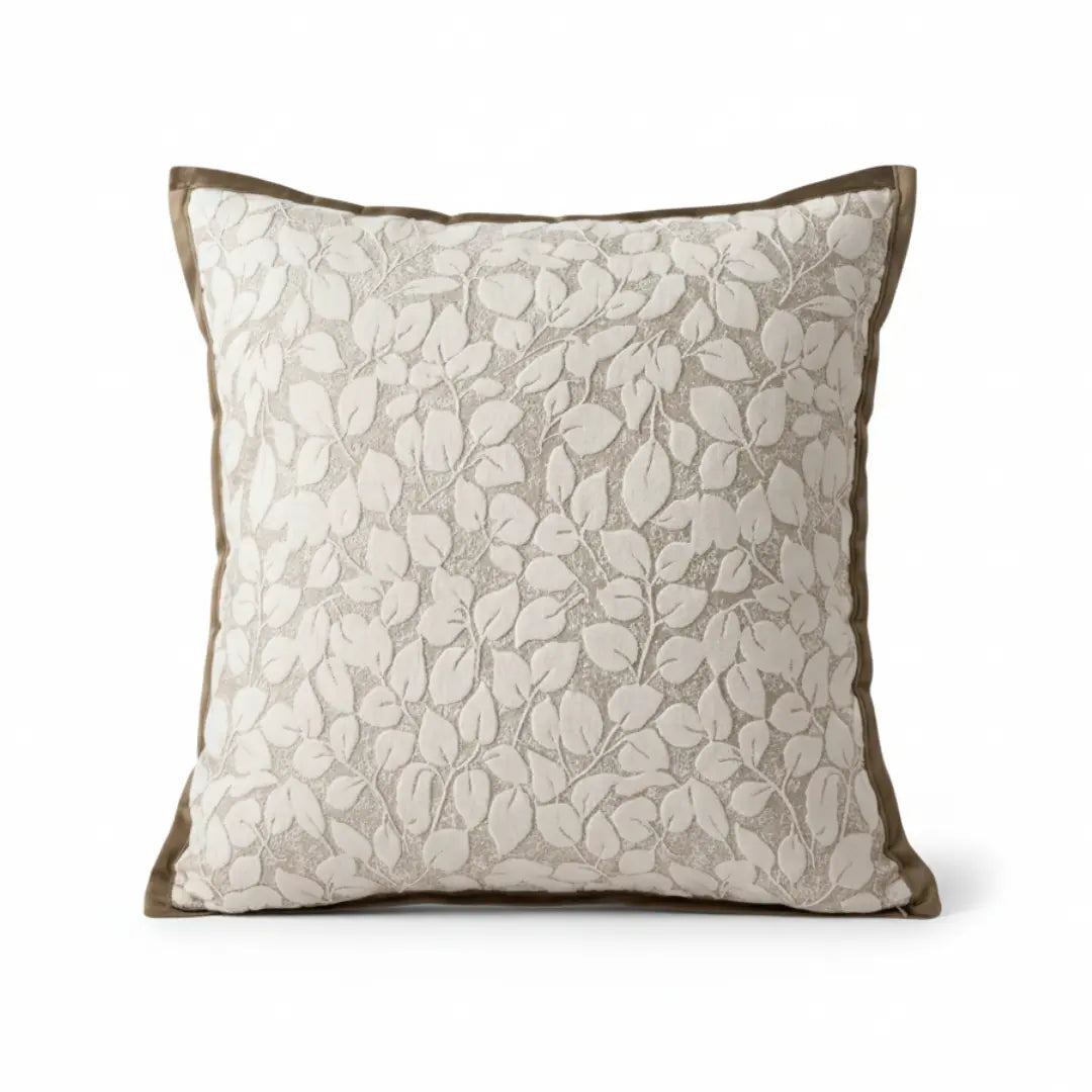 A&L °32 Leaf Scatter Cushion Cover – Modern Textured Throw Pillow