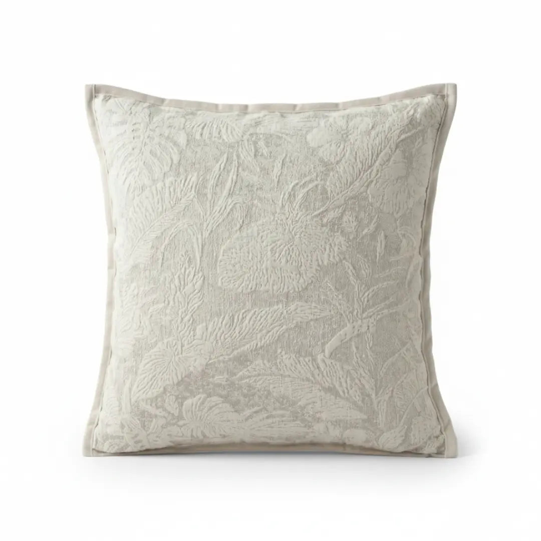 A&L °35 Throw Pillow Cushion Cover – Leaf Inspired Sofa Cushion