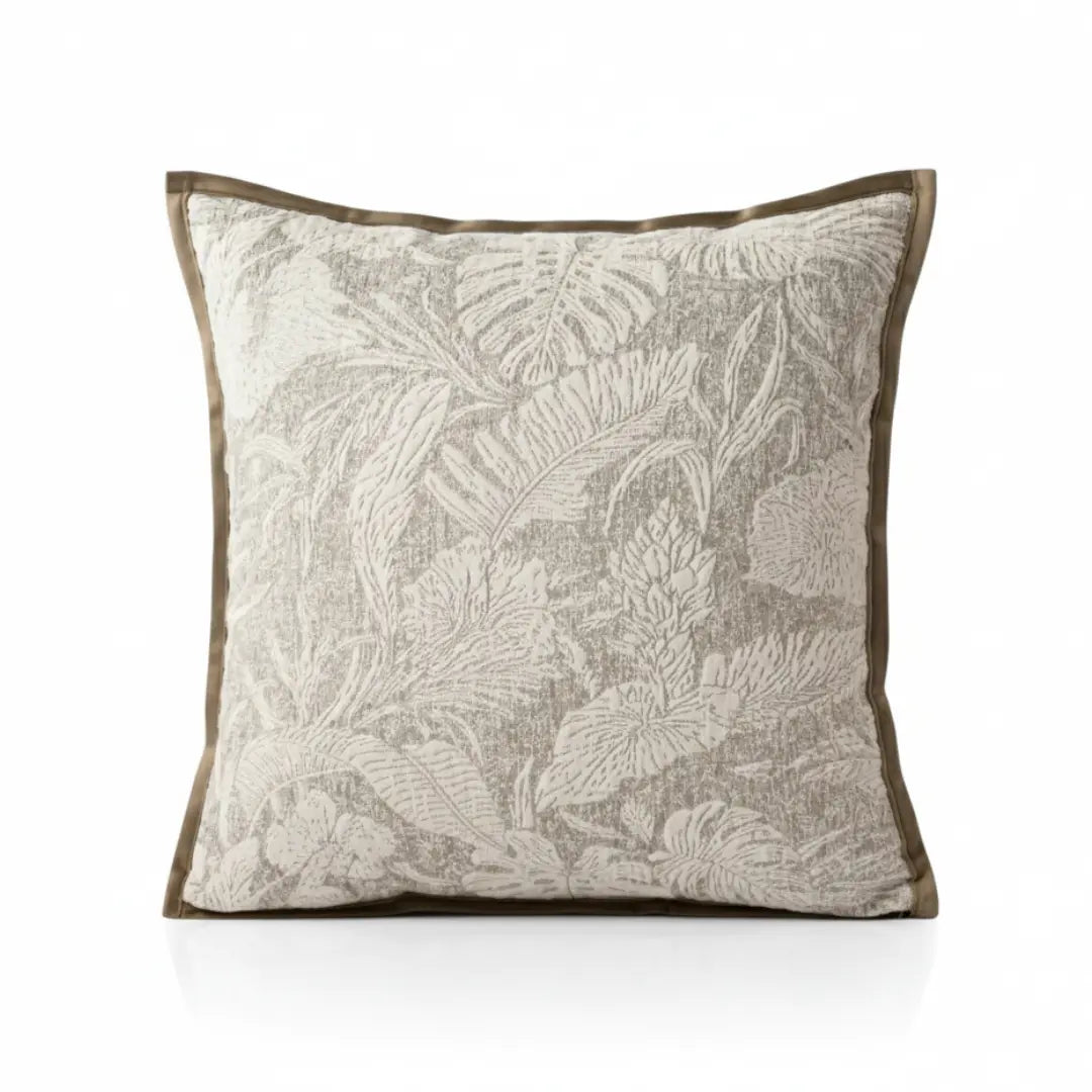 A&L °35 Throw Pillow Cushion Cover – Leaf Inspired Sofa Cushion