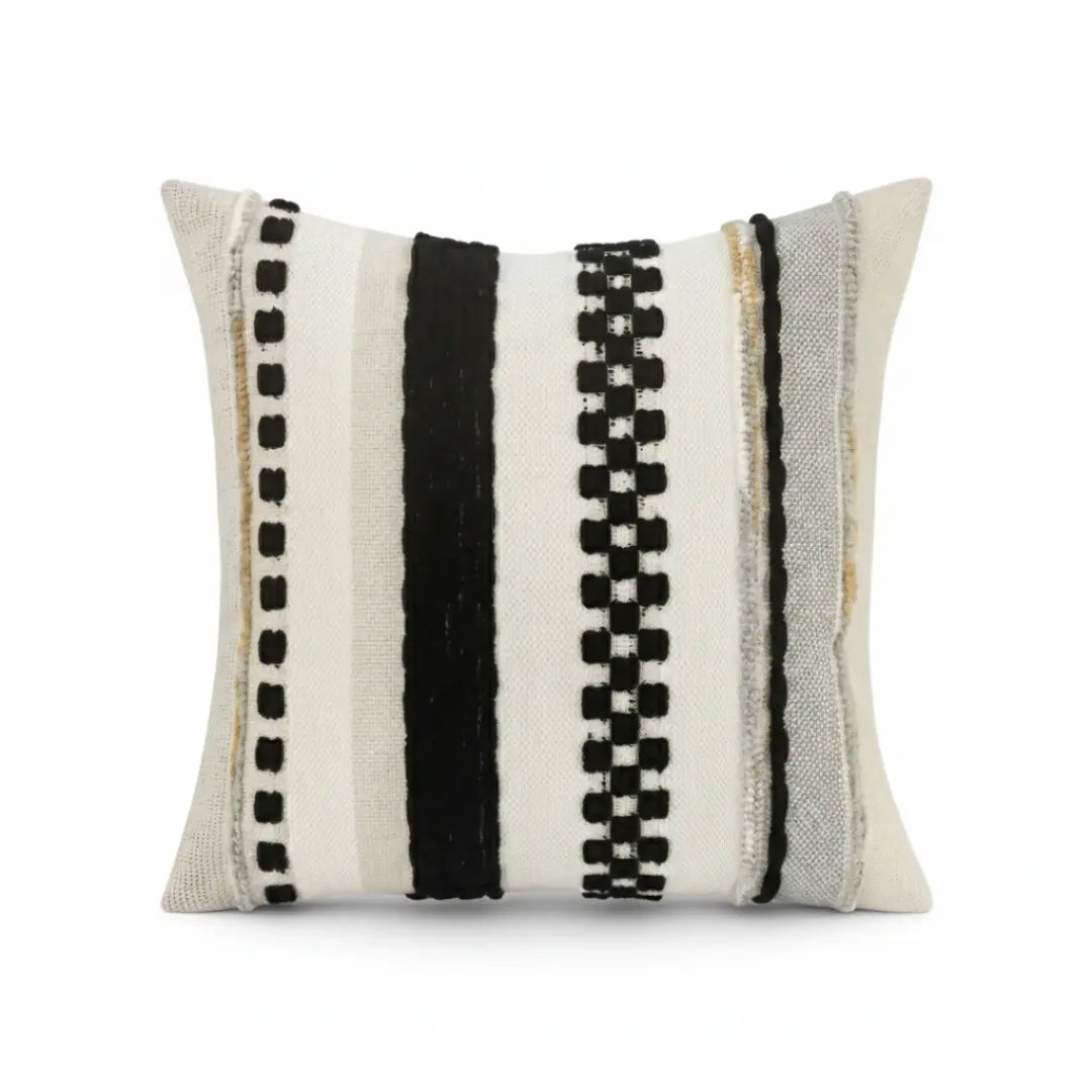 A&L °40 Textured Cushion Cover – Decorative Boho Scatter Cushion