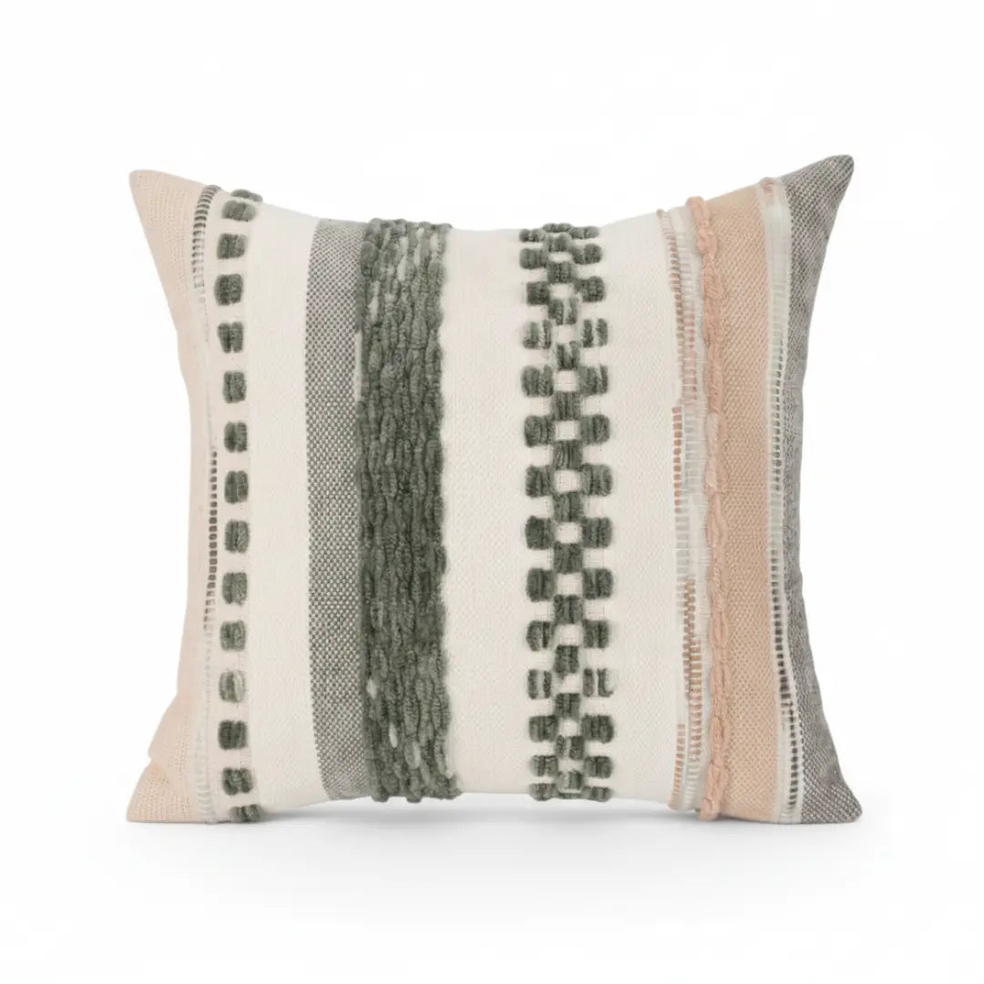 A&L °40 Textured Cushion Cover – Decorative Boho Scatter Cushion
