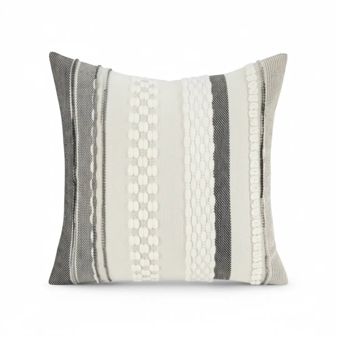 A&L °41 Cushion Cover – Striped Decorative Throw Cushion for Sofa