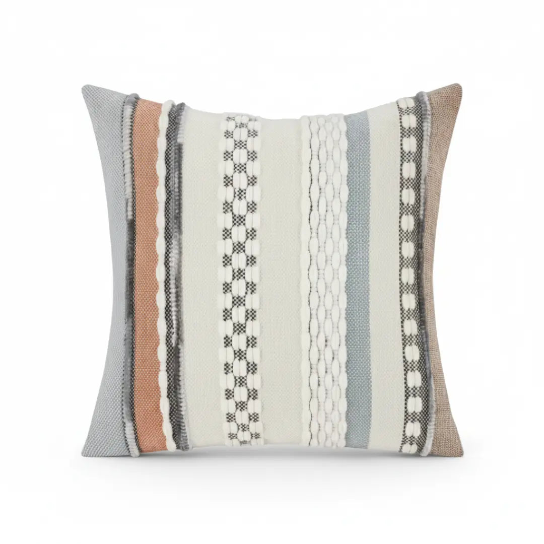 A&L °41 Cushion Cover – Striped Decorative Throw Cushion for Sofa