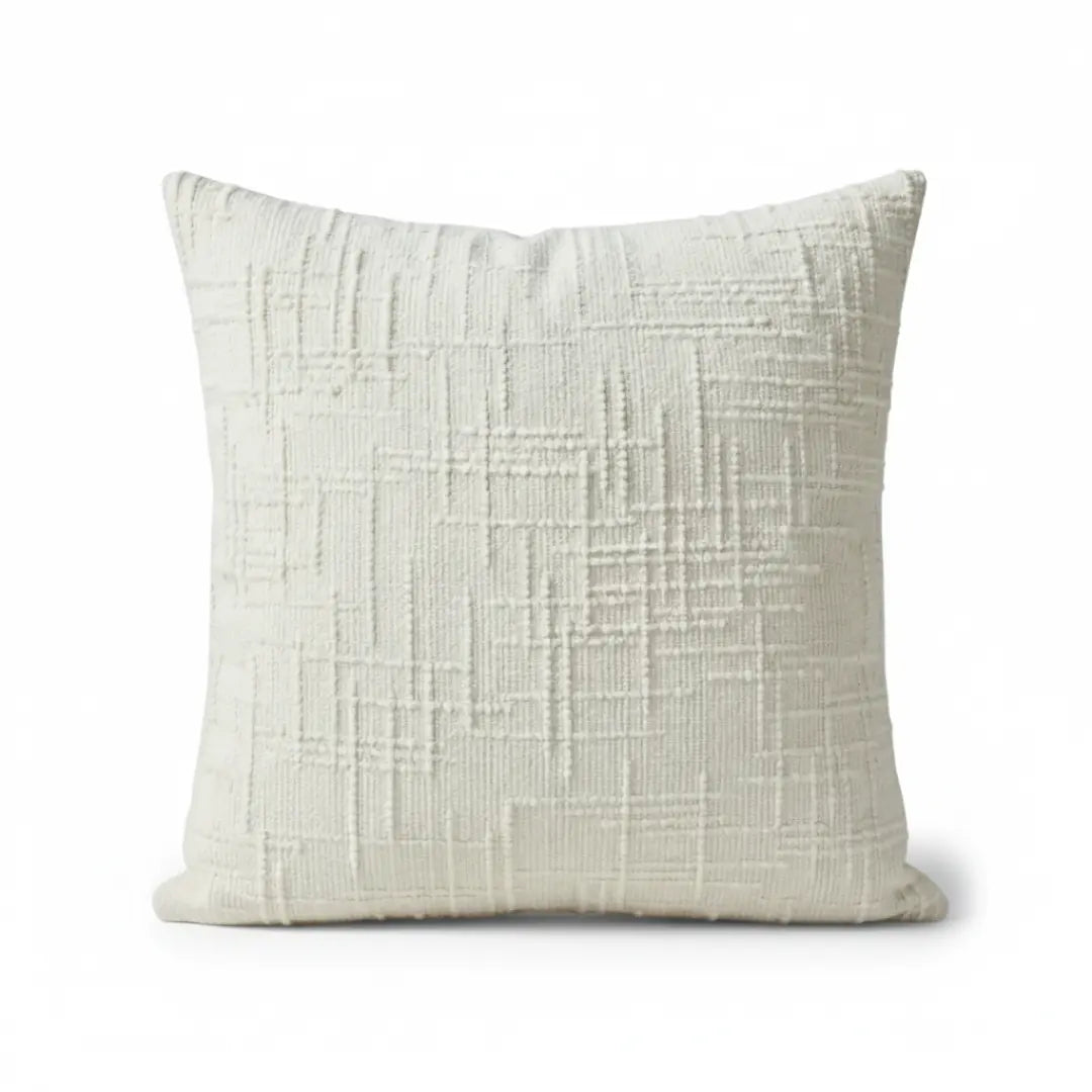 A&L °44 Woven Chenille Cushion Cover - Textured Decorative Cushions