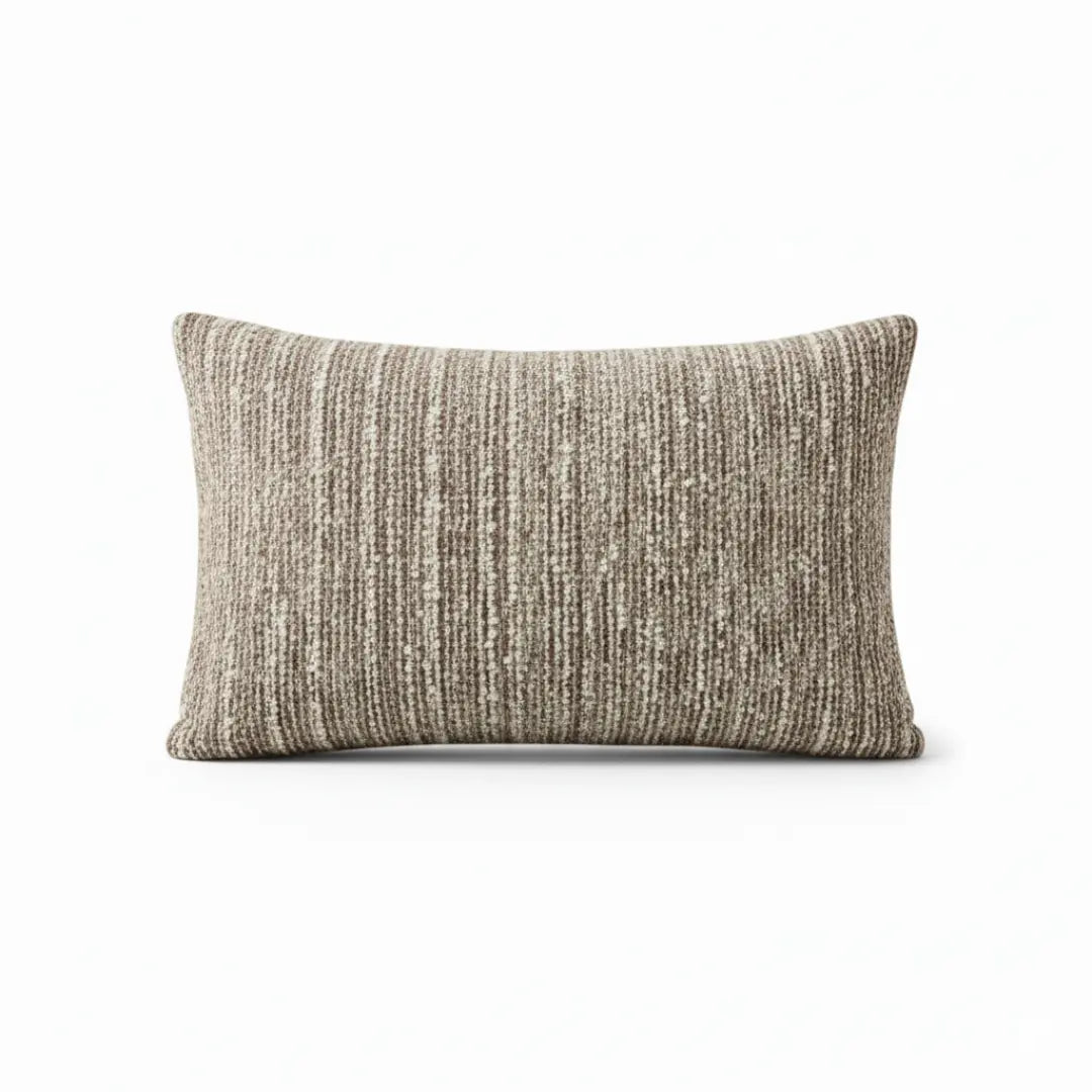 A&L °49 Bouclé Lumbar Cushion Cover - Textured Scatter Cushions