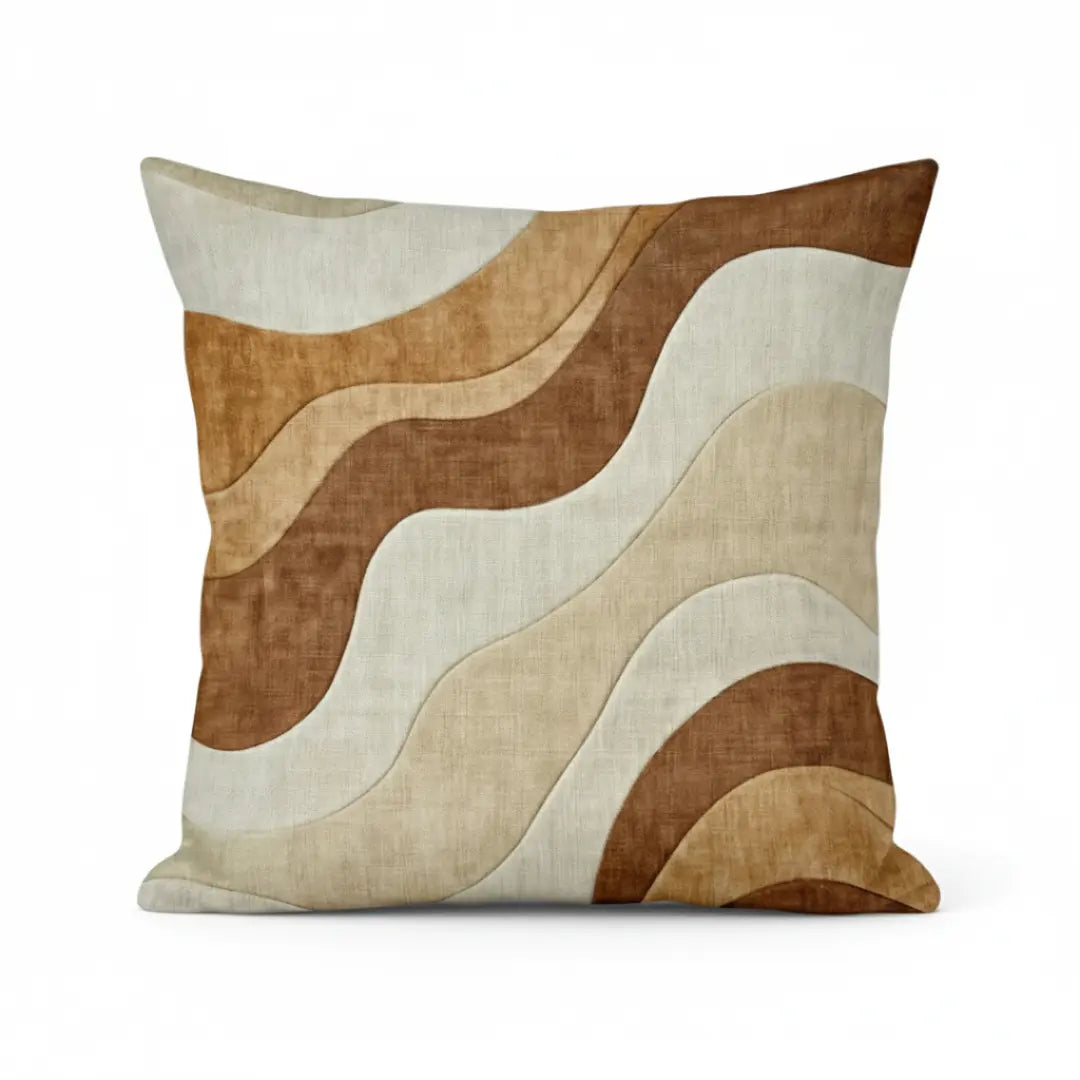 A&L °53 Abstract Cushion Cover - Wave Patterned Scatter Cushion