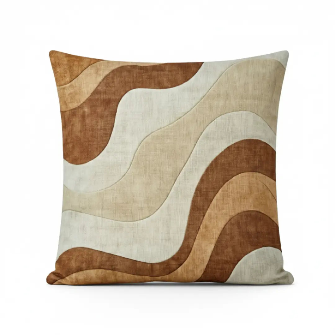 A&L °53 Abstract Cushion Cover - Wave Patterned Scatter Cushion