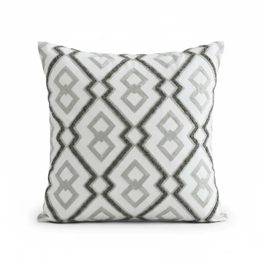 A&L °54 Geometric Scatter Cushion Cover - Nordic Embroidered Cushion