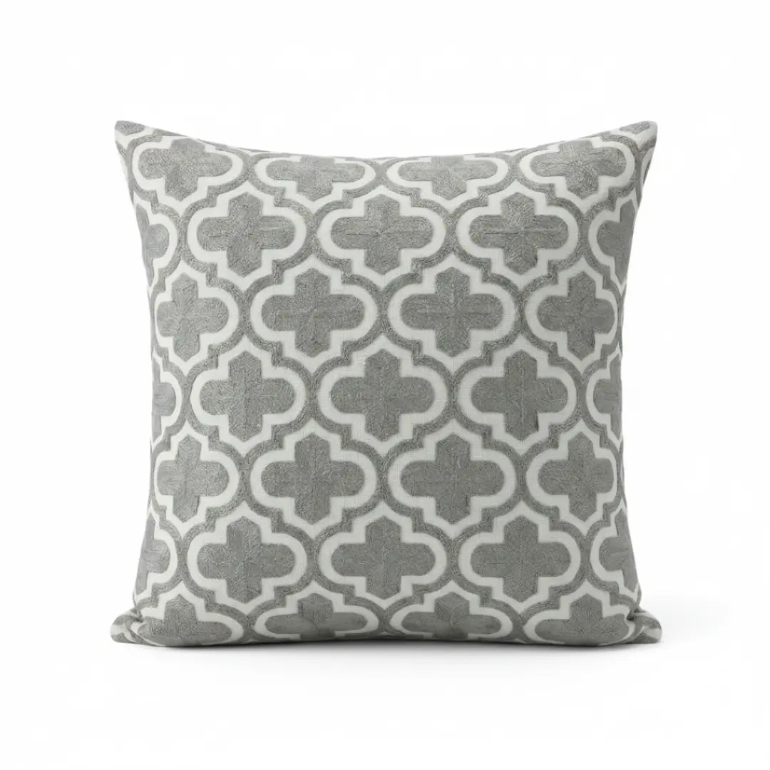 A&L °56 Embroidered Cushion Cover - Geometric Scatter Cushions