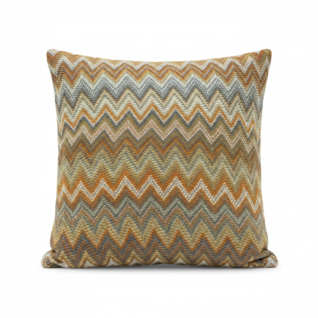A&L °58 Boho Scatter Cushion Cover - Zigzag Patterned Square Cushions