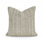 A&L °63 Textured Cushion Cover - Woven Herringbone Decorative Style
