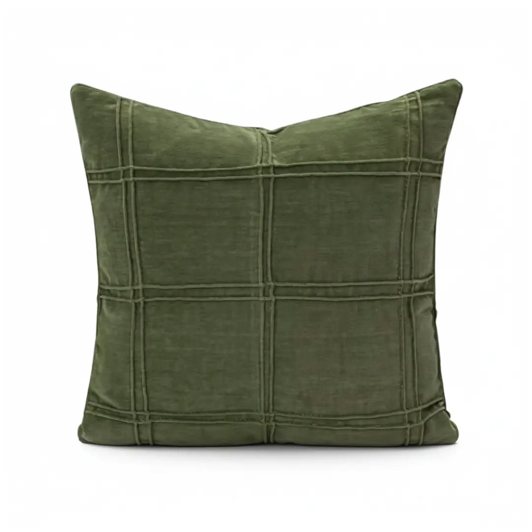 A&L °72 Soft Grid Cushion Cover - Modern Decorative Sofa Pillow