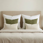 A&L °74 Ruched Textured Cushion Cover - Modern Scatter Cushion