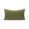 A&L °75 Ruched Texture Lumbar Cushion Cover - Modern Decorative