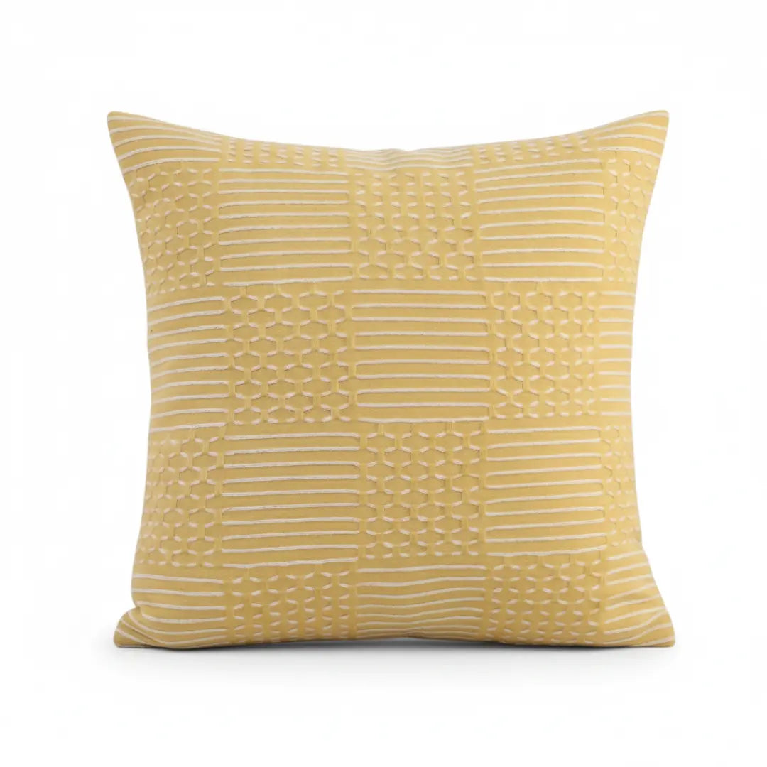 A&L °86 Geometric Textured Cushion Cover - Boho Sofa Throw Cushion