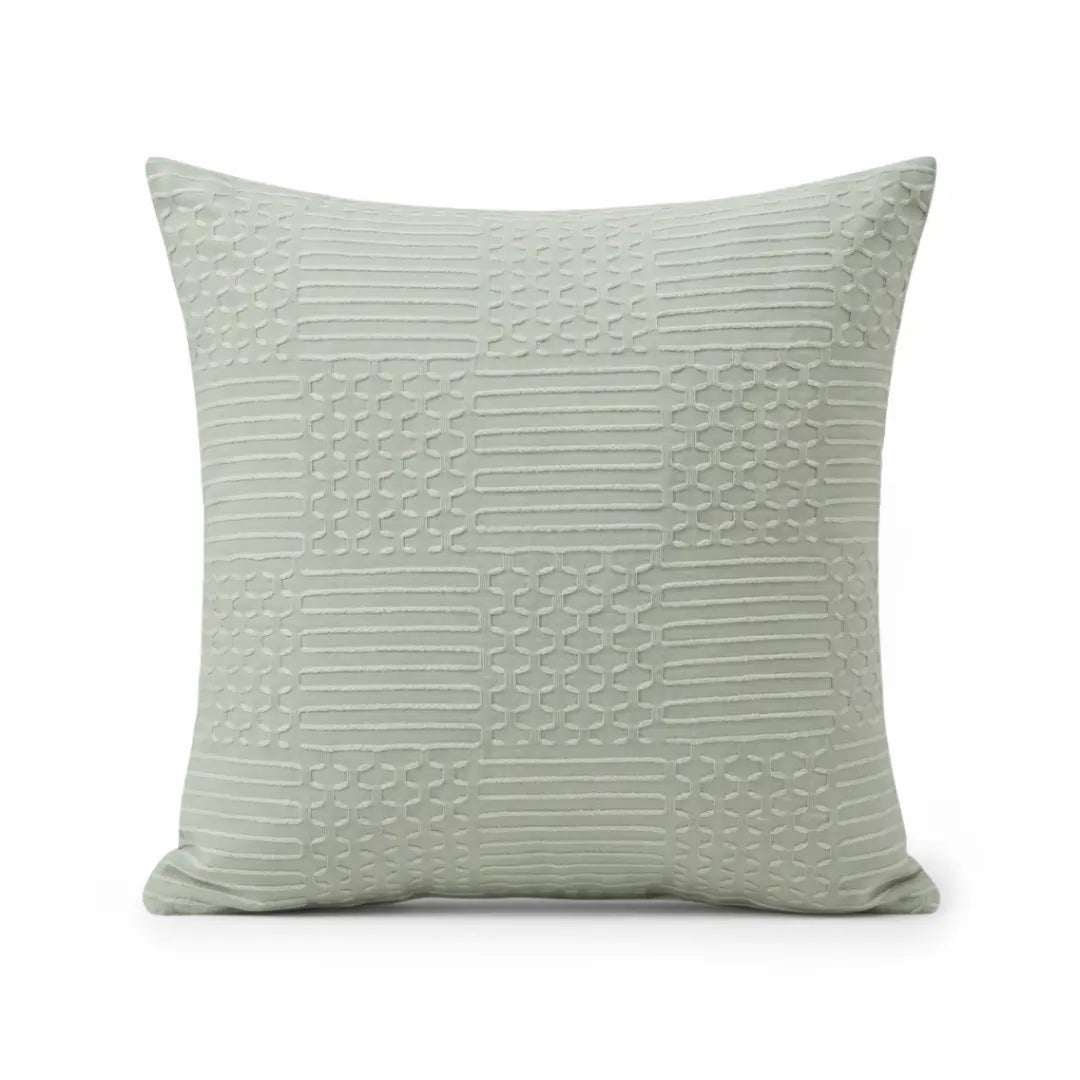 A&L °86 Geometric Textured Cushion Cover - Boho Sofa Throw Cushion