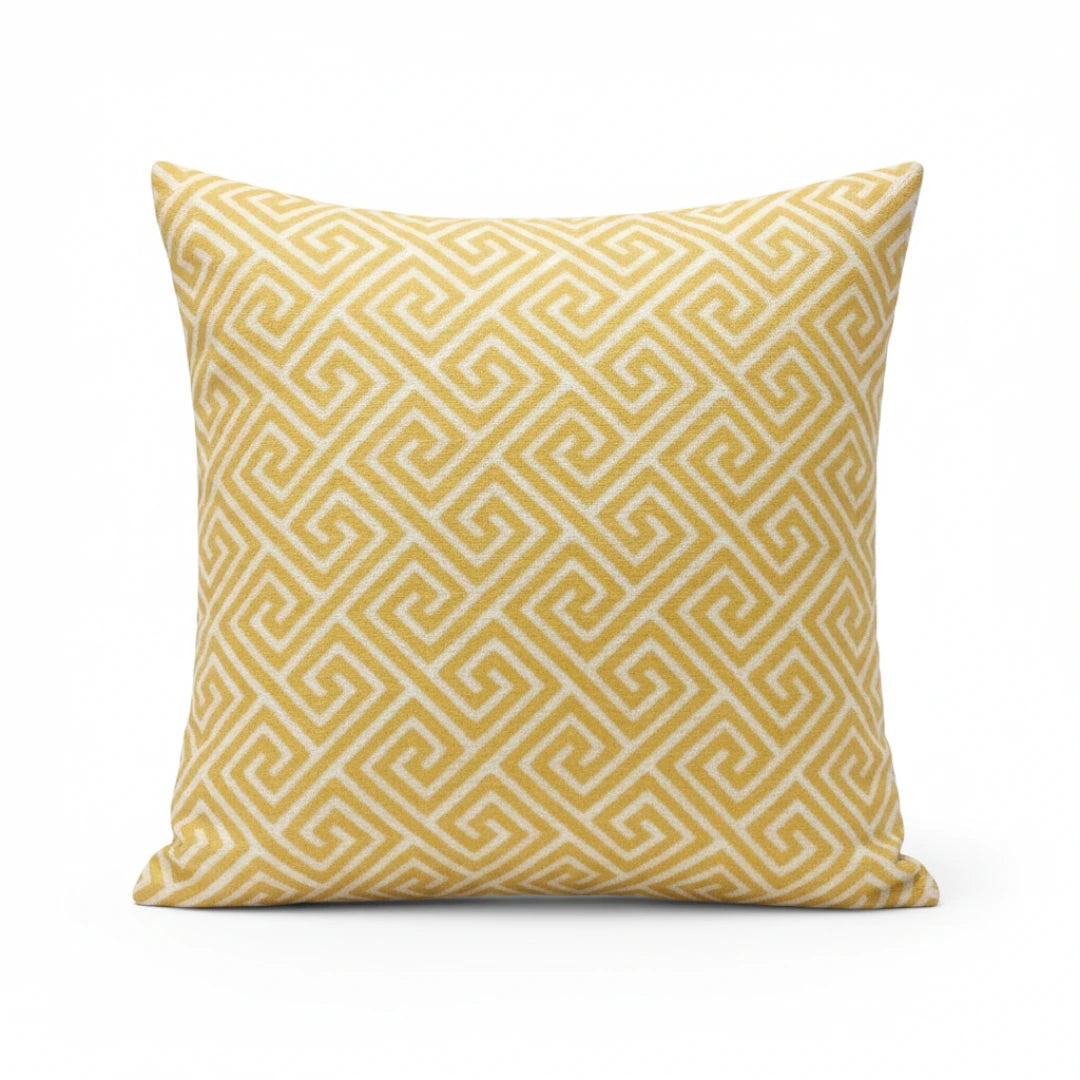 A&L °87 Geometric Greek Key Cushion Cover - Decorative Sofa Cushion