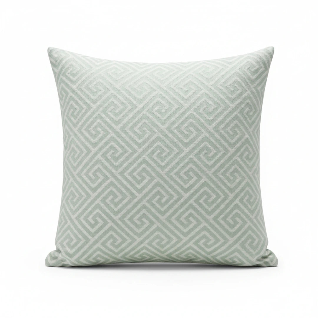 A&L °87 Geometric Greek Key Cushion Cover - Decorative Sofa Cushion
