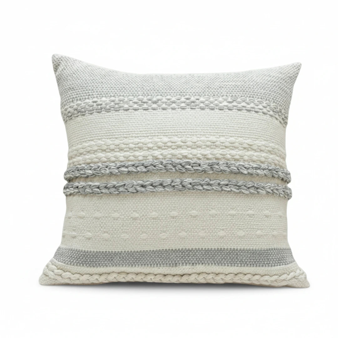 A&L °94 Boho Textured Cushion Cover - Striped Scatter Cushion for Sofa