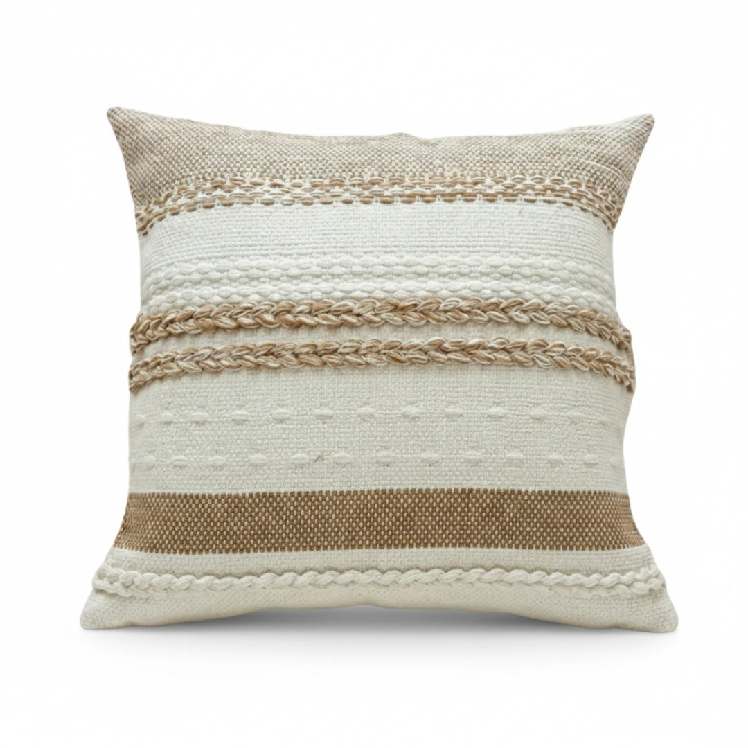 A&L °94 Boho Textured Cushion Cover - Striped Scatter Cushion for Sofa