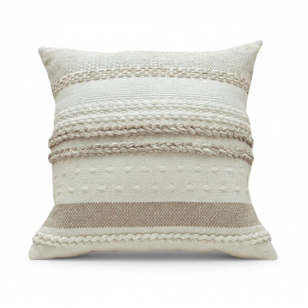 A&L °94 Boho Textured Cushion Cover - Striped Scatter Cushion for Sofa