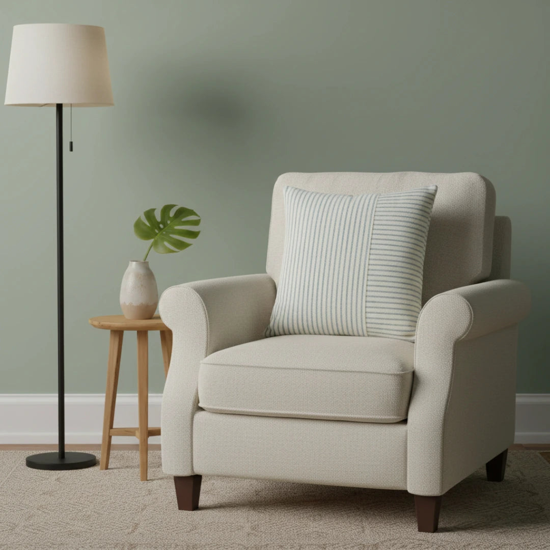 A&L °95 Stripe Cushion Cover - Decorative Sofa Throw Cushion