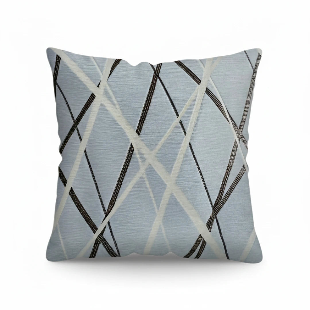 A&L °96 Geometric Lines Cushion Cover - Modern Sofa Throw Pillow
