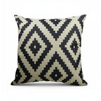 A&L °97 Black Geometric Cushion Cover - Modern Boho Scatter Cushion