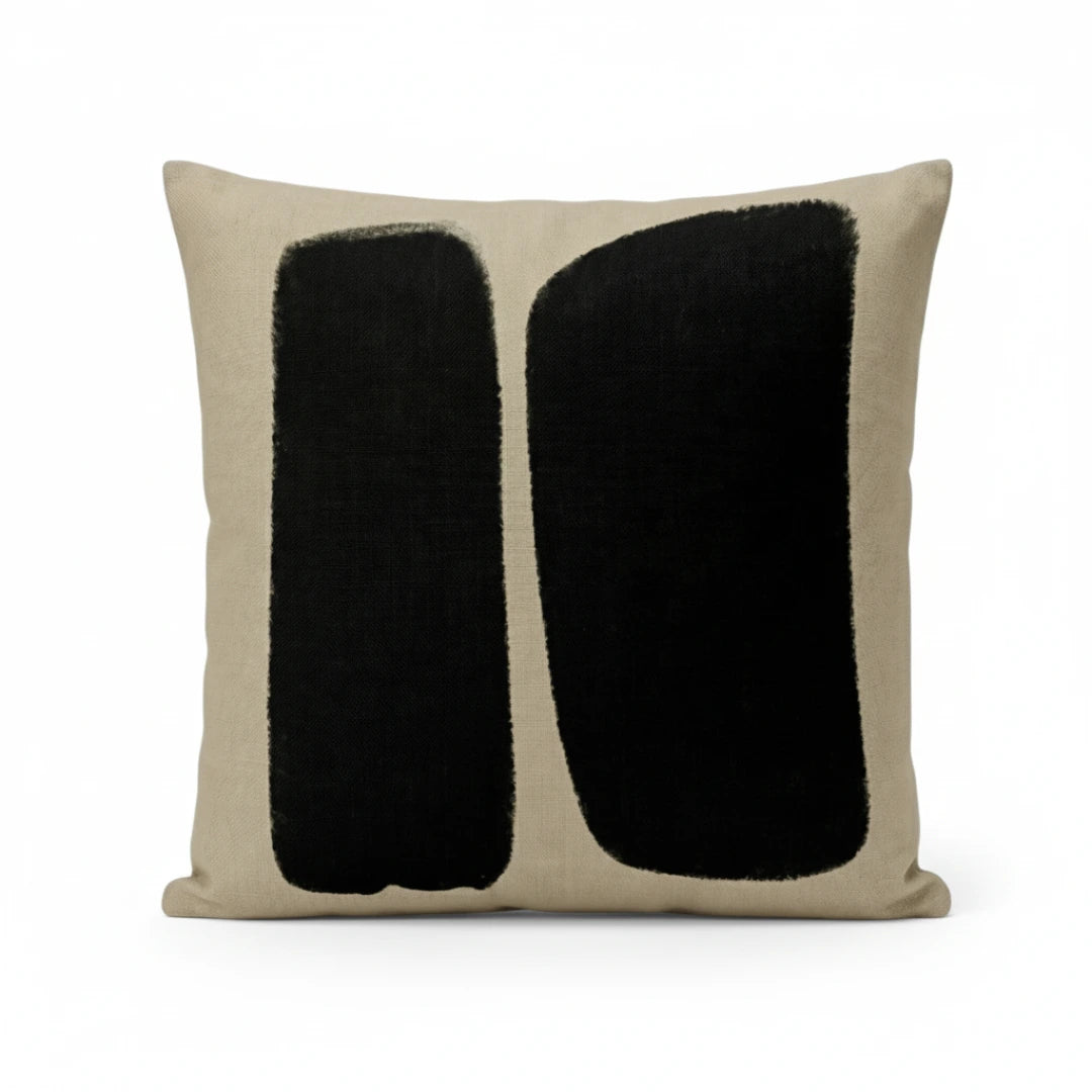 A&L °98 Black Cushion Cover - Modern Boho Throw Pillow