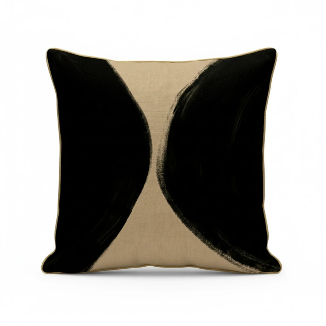 A&L °98 Black Cushion Cover - Modern Boho Throw Pillow