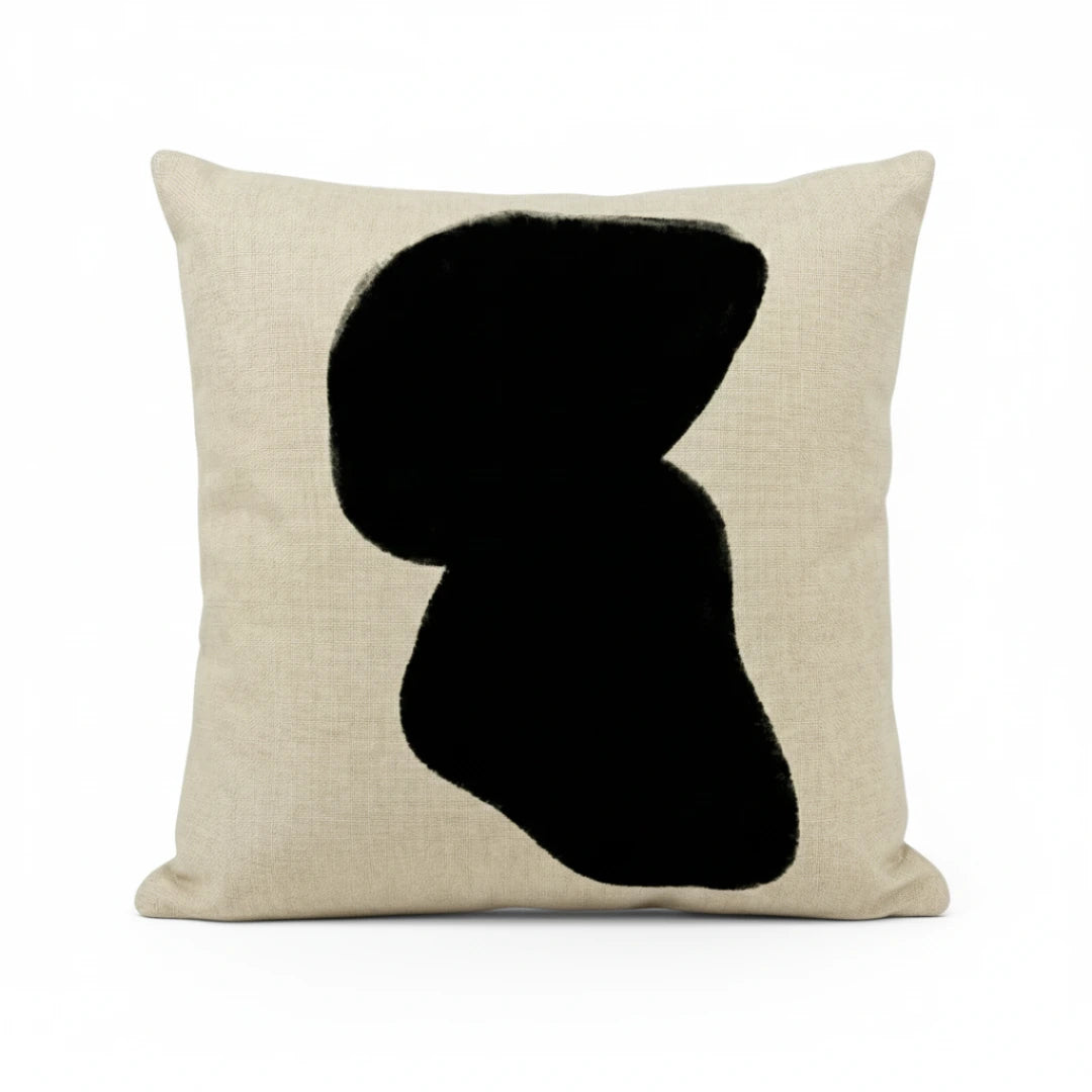 A&L °98 Black Cushion Cover - Modern Boho Throw Pillow