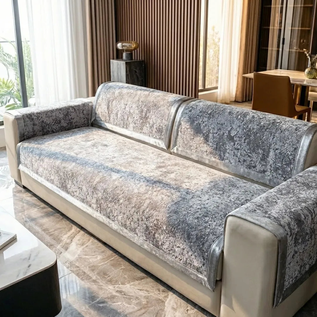 A&L Sofa °16 Chenille Jacquard Non-Slip Sofa Protector