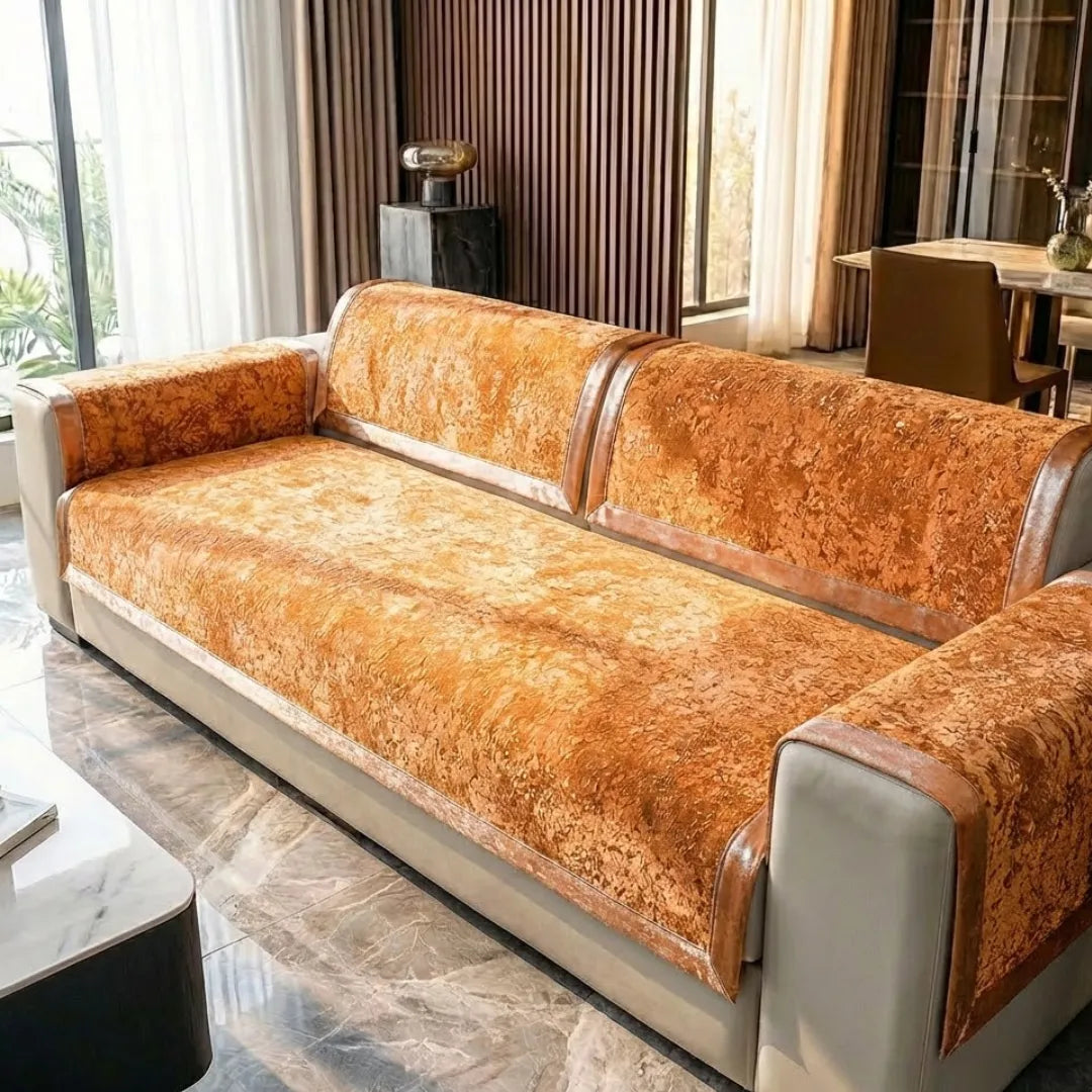A&L Sofa °16 Chenille Jacquard Non-Slip Sofa Protector